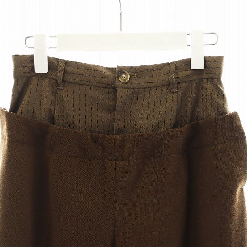 アメリヴィンテージ Ameri VINTAGE 22AW LAYERED STRIPE STRAIGHT