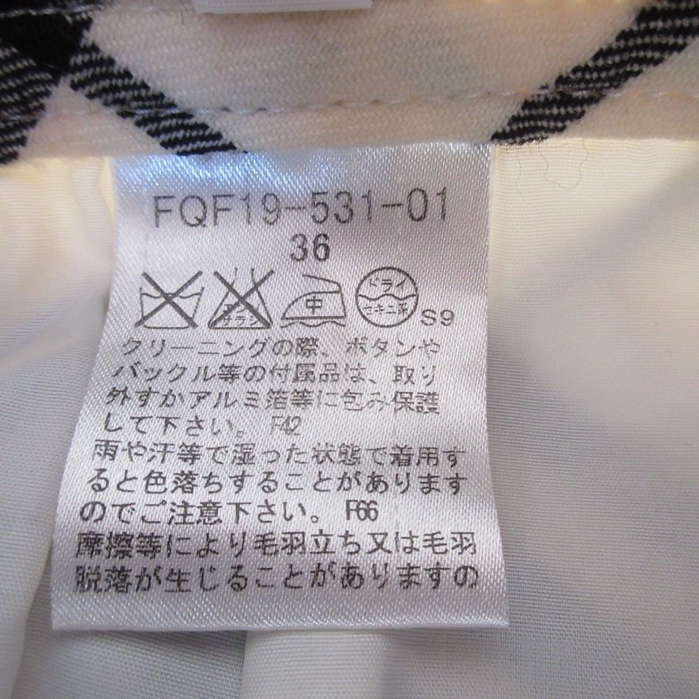 美品 BURBERRY BLUE LABEL バーバリーブルーレーベル チェック フレア