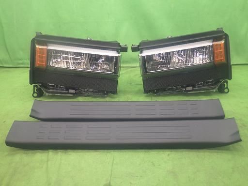 250ランクル ヘッドライト スカッフプレート