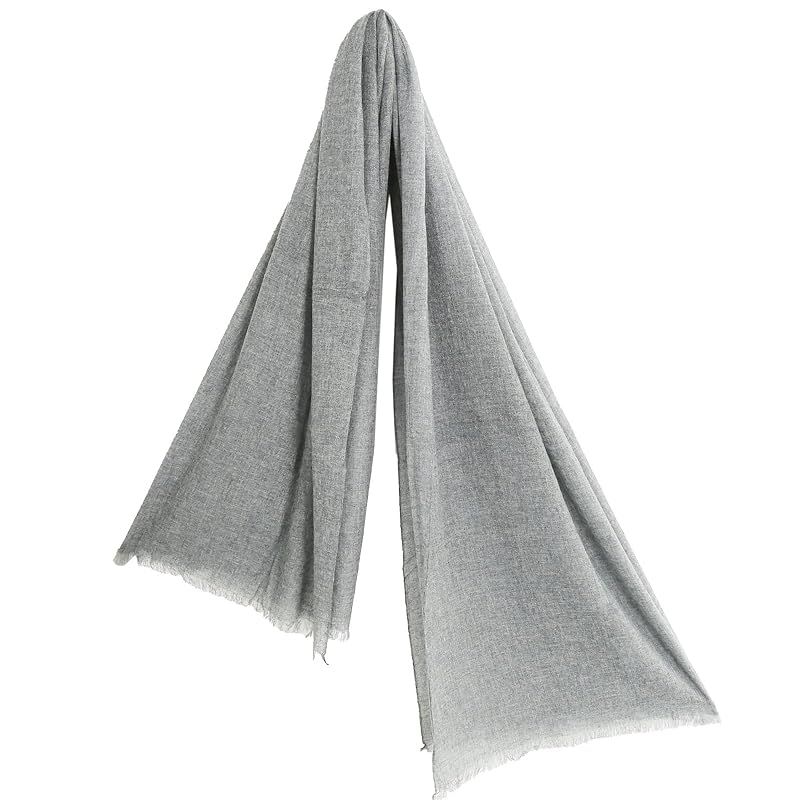 Filomo ストール レディース 春 大判 薄手 結婚式 カシミヤ ライトグレー