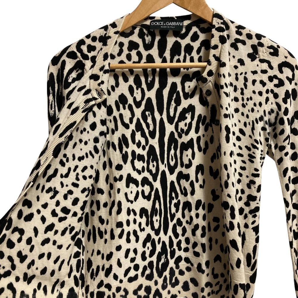 DOLCE&GABBANA ドルチェアンドガッバーナ アニマル柄 カーディガン