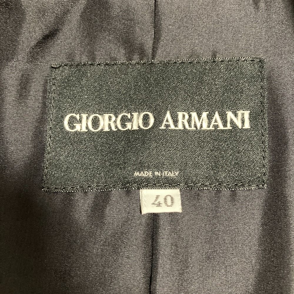 美品 GIORGIO ARMANI ジョルジオアルマーニ 黒タグ アンゴラブレンド