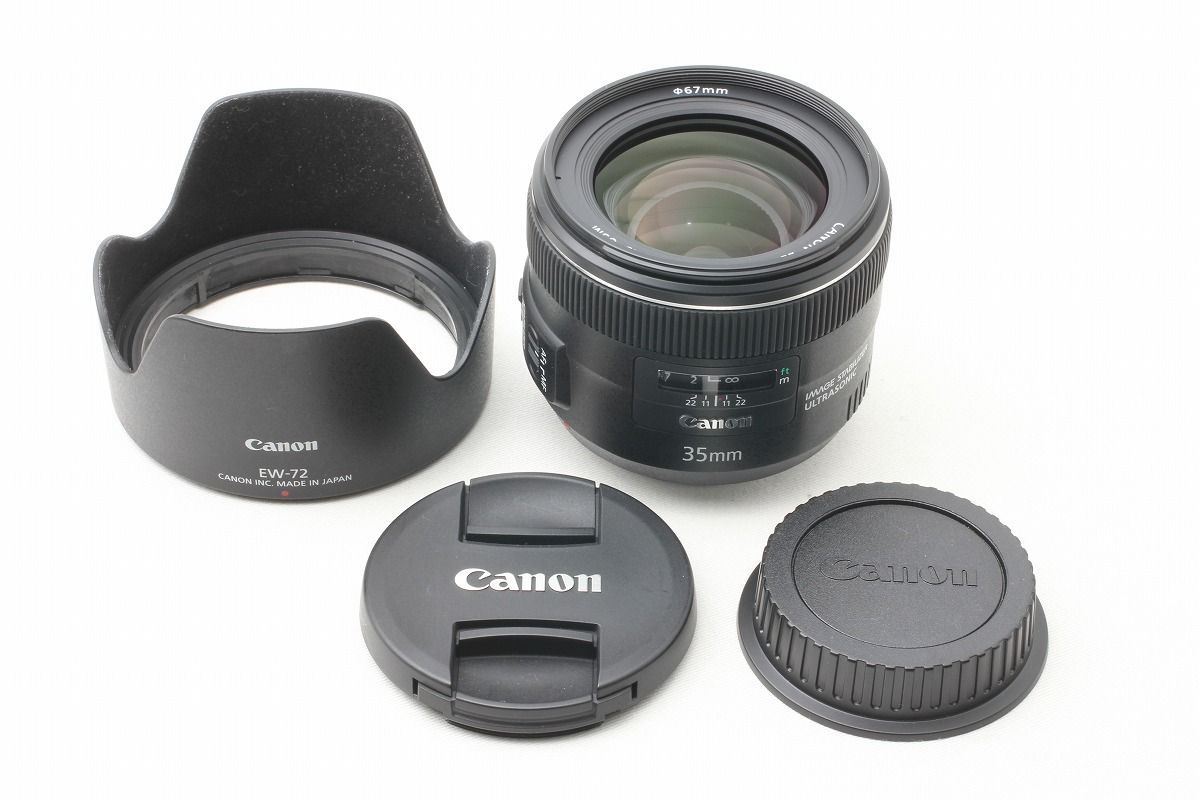 キヤノン Canon EF 35mm F2 IS USM 広角単焦点レンズ フード◇49092