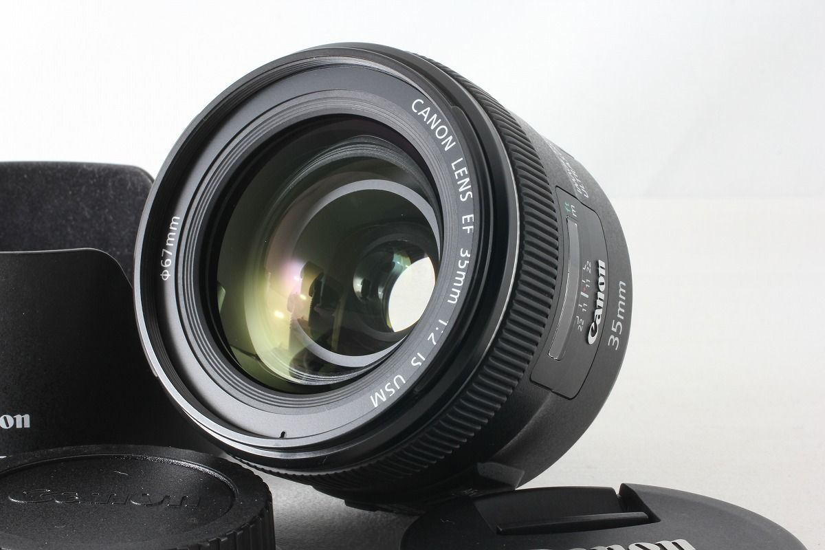 キヤノン Canon EF 35mm F2 IS USM 広角単焦点レンズ フード◇49092