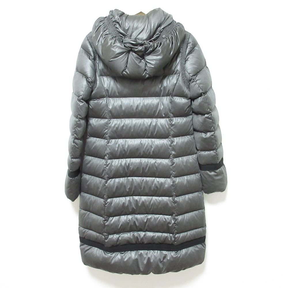 良品 LANVIN en Bleu ランバンオンブルー フーデッド ダウンコート