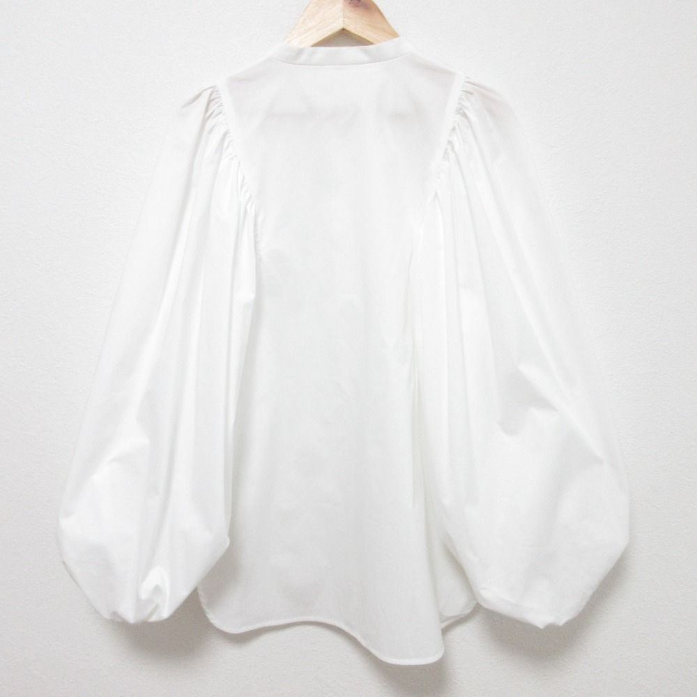 yori ヨリ リボンパフスリーブブラウス 長袖 シャツ YR2121-096AW