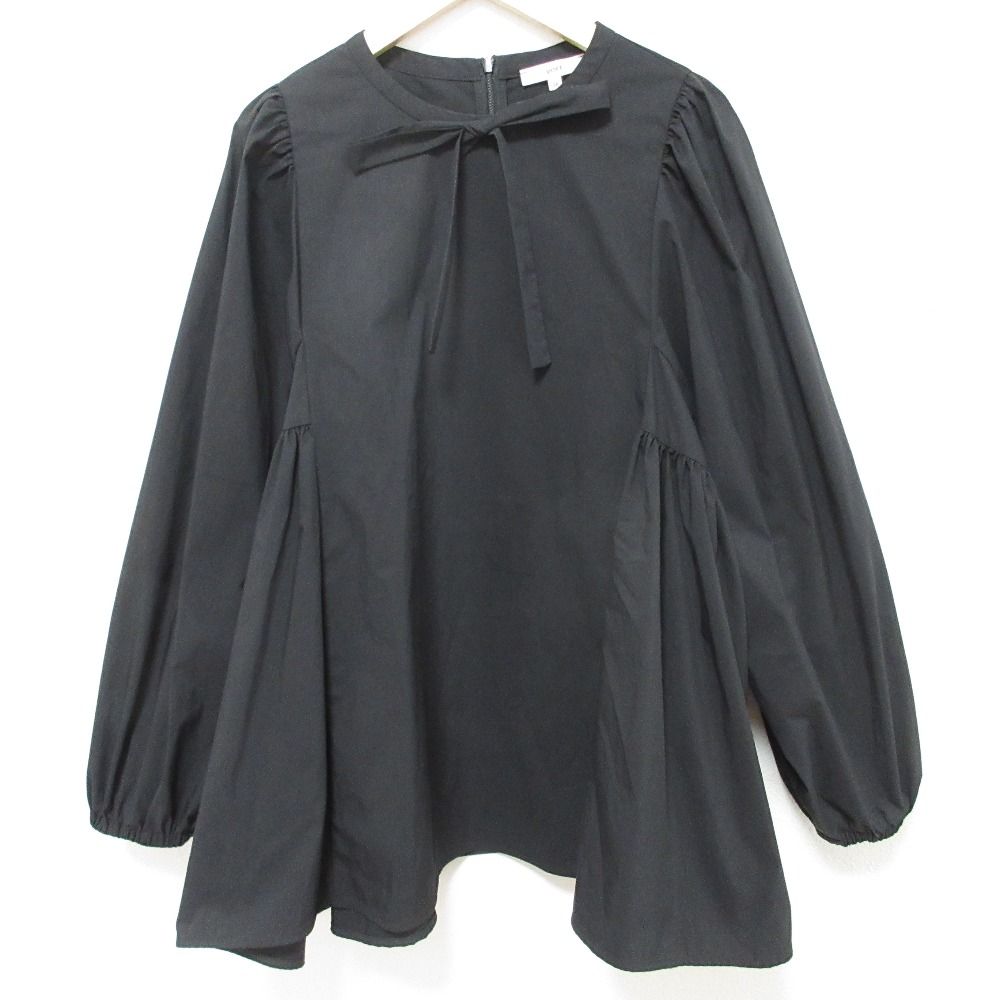 良品 22AW yori ヨリ サイドギャザーブラウス 長袖 プルオーバー