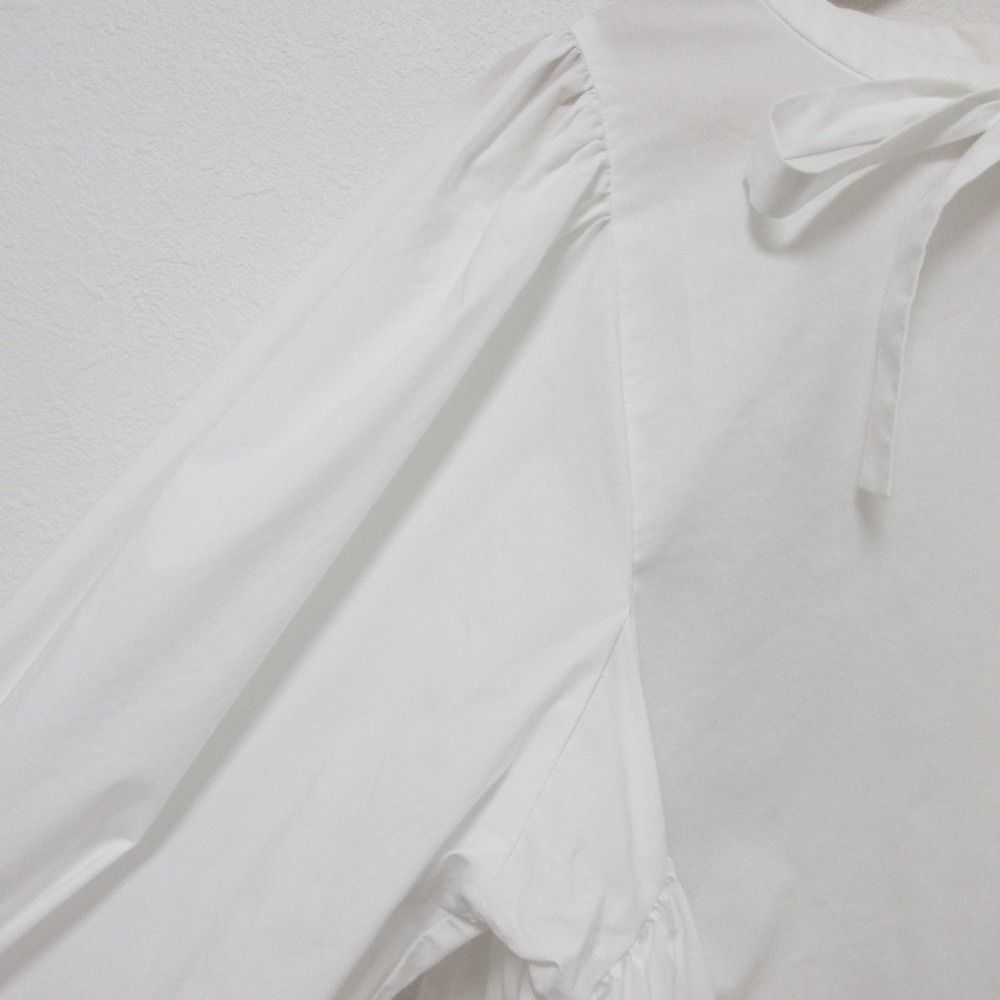 良品 22AW yori ヨリ サイドギャザーブラウス 長袖 プルオーバー