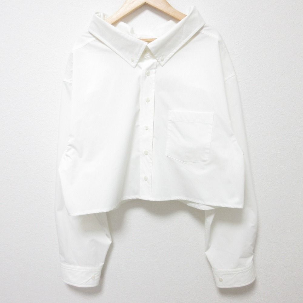 美品 25SS FORME フォルメ 東原亜希 ショート シャツ ロングスリーブ