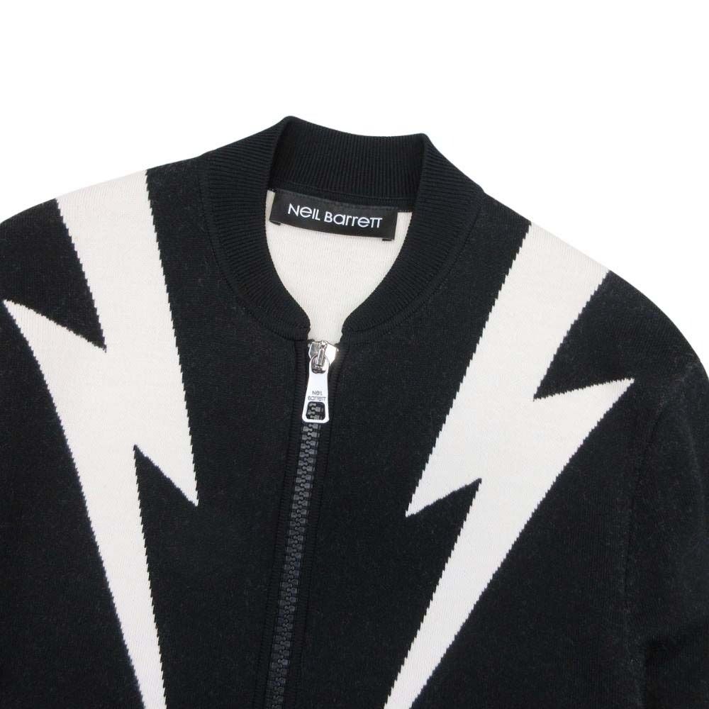 美品 Neil Barrett ニールバレット サンダーボルト ジップアップ