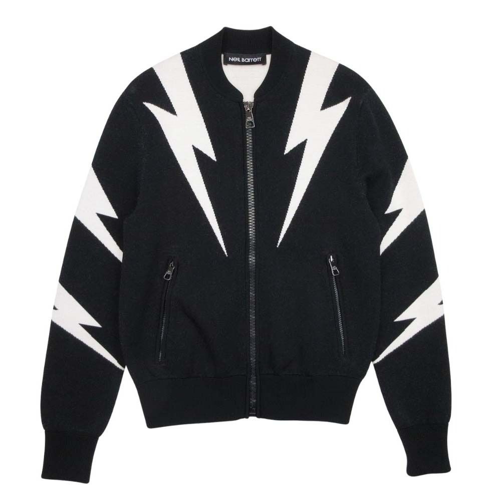 美品 Neil Barrett ニールバレット サンダーボルト ジップアップ