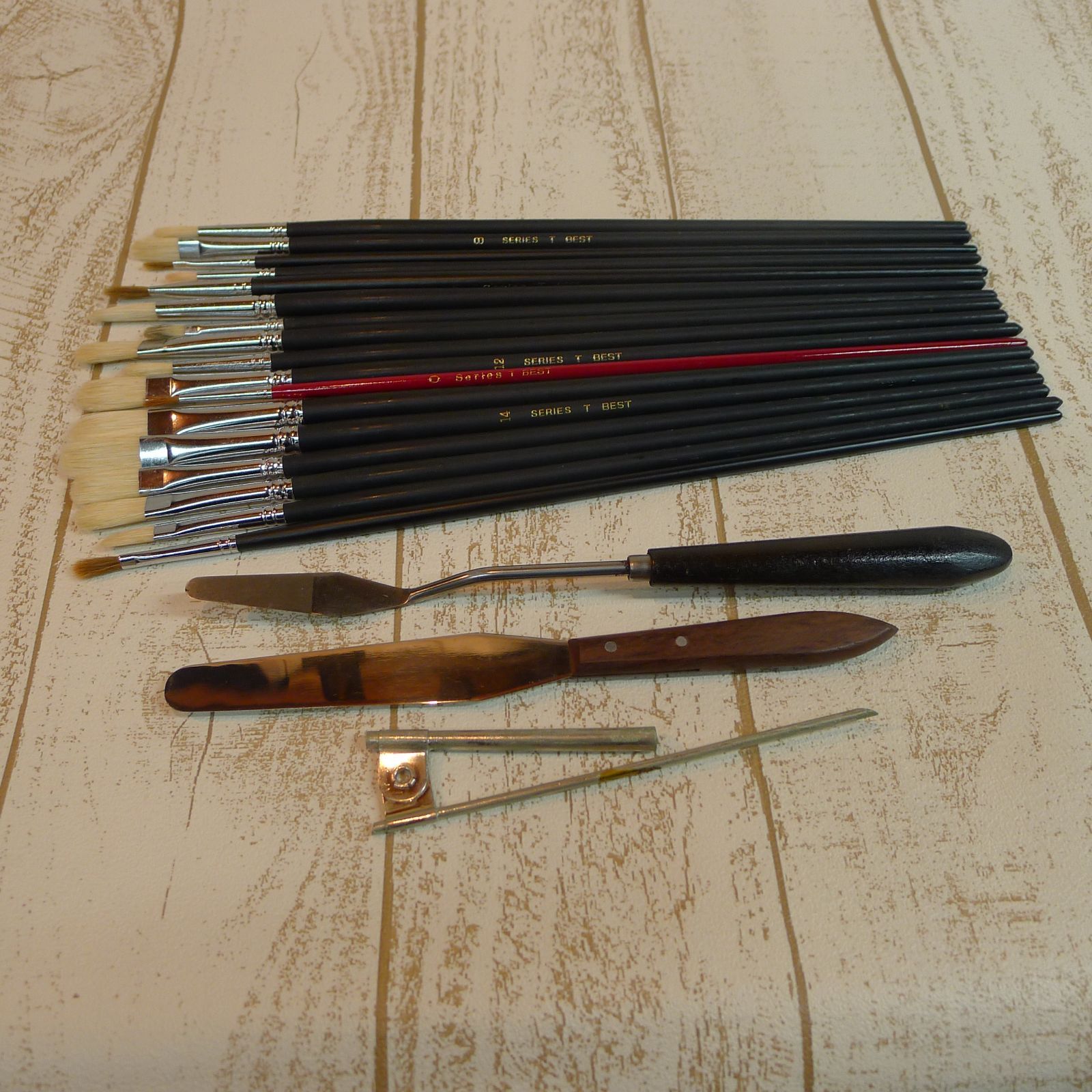 HOLBEIN ホルベイン 木箱収納ケース付 油絵具画材セット 中古品 ml203