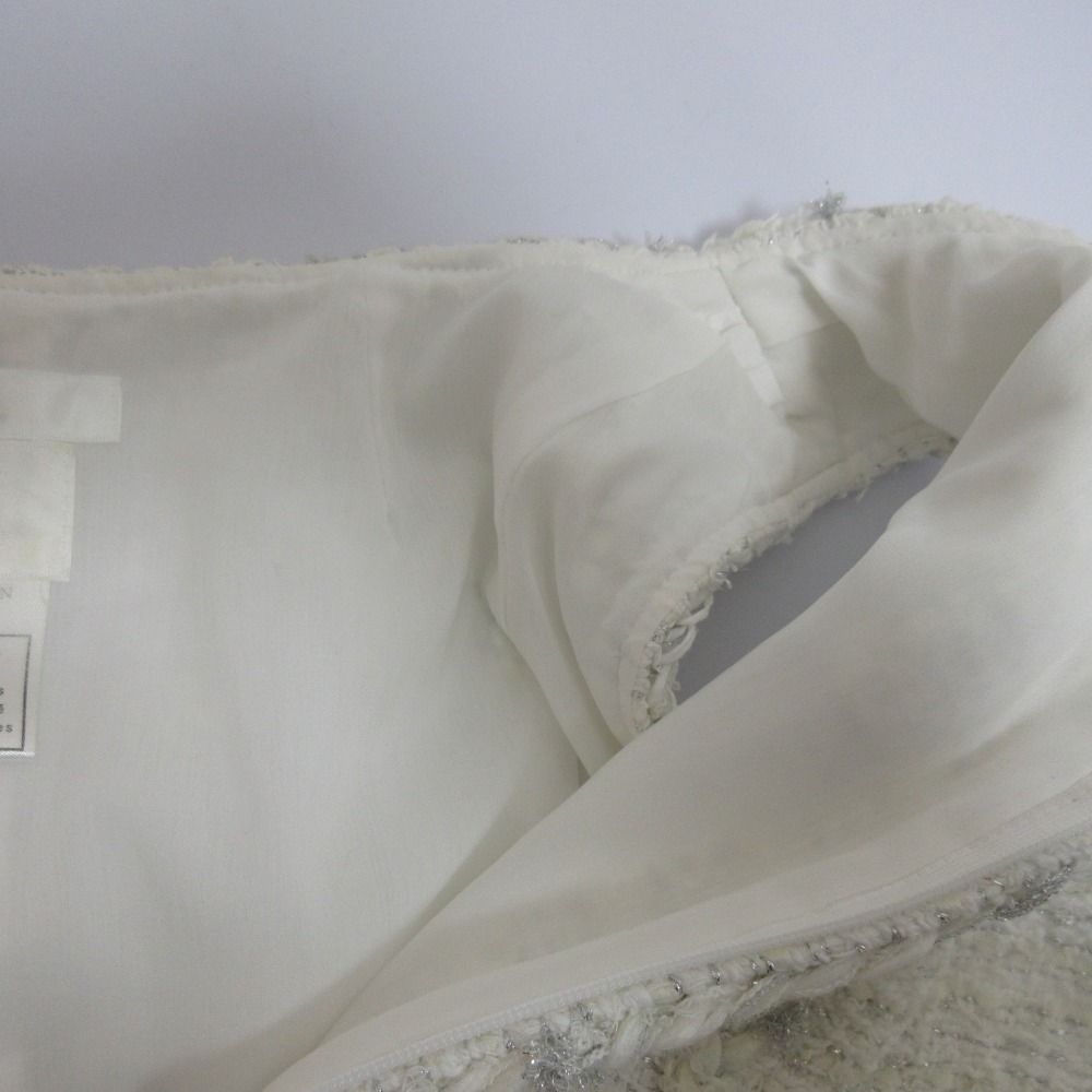 良品 RENE 売れ筋 ルネ パールデザイン ノースリーブツイード  