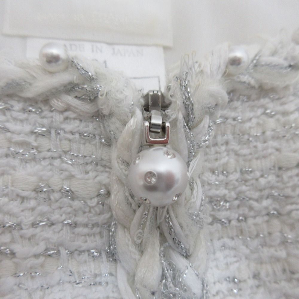 良品 RENE 売れ筋 ルネ パールデザイン ノースリーブツイード  