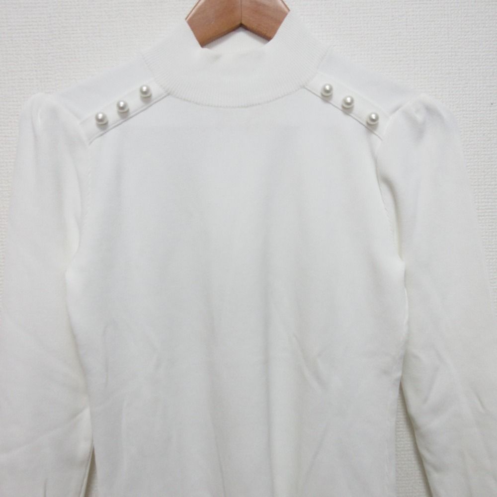 良品 BORDERS at BALCONY ボーダーズアットバルコニー 定番PEARL TOP