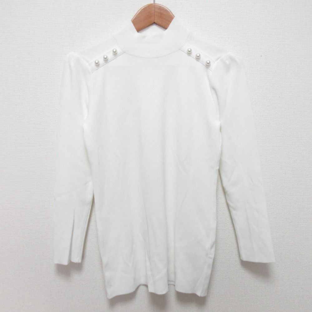 良品 BORDERS at BALCONY ボーダーズアットバルコニー 定番PEARL TOP