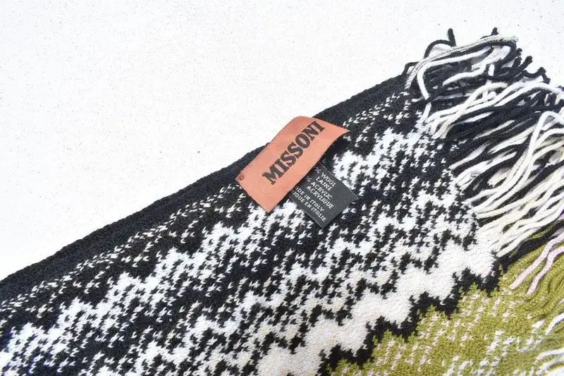 ミッソーニ イタリア ストライプ マフラー N0862 - メルカリ