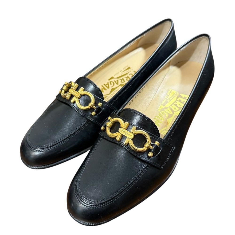 【新品】Salvatore Ferragamo レザー ローファー パンプス 未使用 Salvatore Ferragamo サルヴァトーレフェラガモ レザー