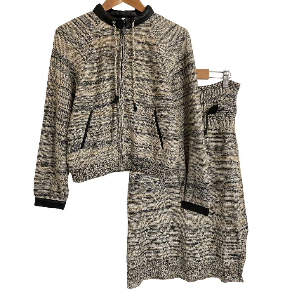 美品 HERMES エルメス ゴルチエ期 カシミヤブレンド ニットジャケット