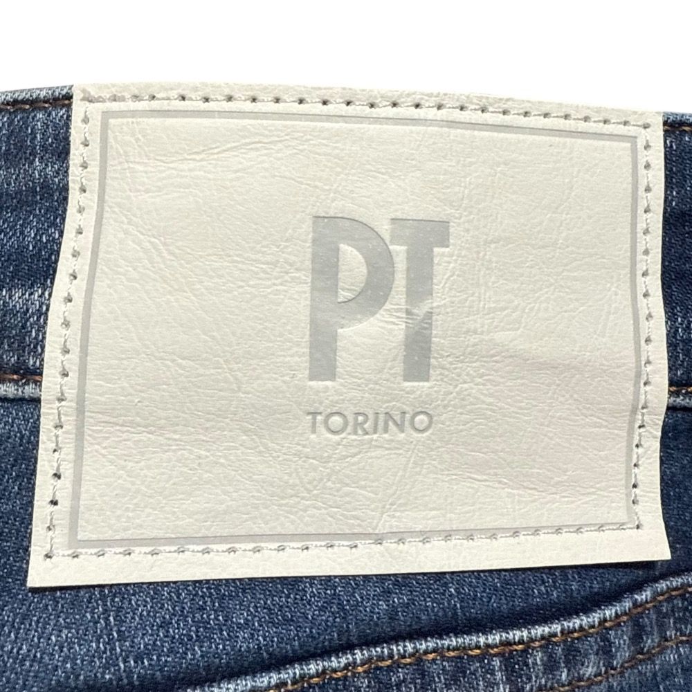 未使用 PT TORINO ピーティートリノ SWING ストレッチ デニムパンツ ジーンズ N231_P285 サイズ32 インディゴブルー メンズ 古着 中古 USED