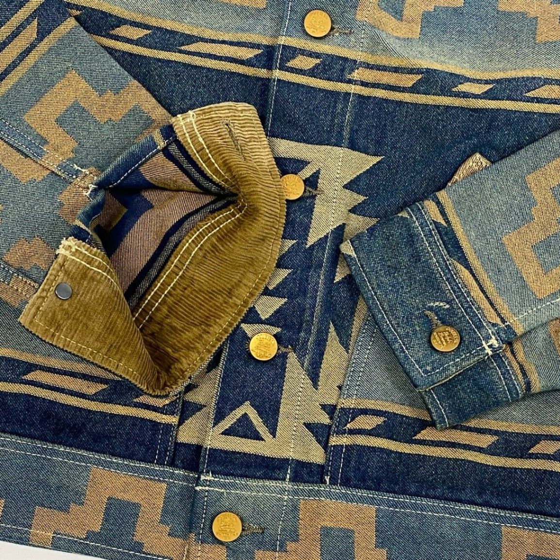 RRL Valero Jacquard Trucker ジャケット　ジャガード RRL Valero Jacquard Trucker ジャケット M