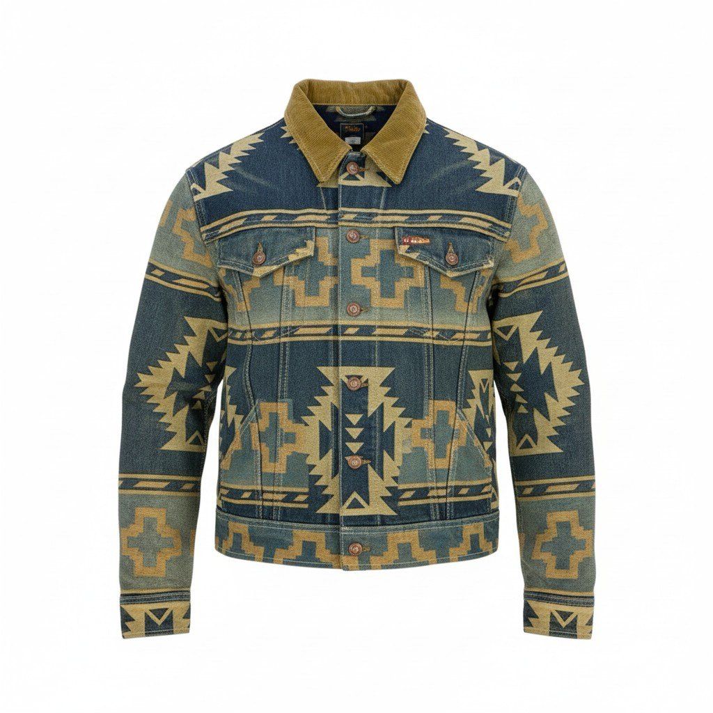 54L5 RRL ダブルアールエル ラルフローレン Valero Jacquard Trucker