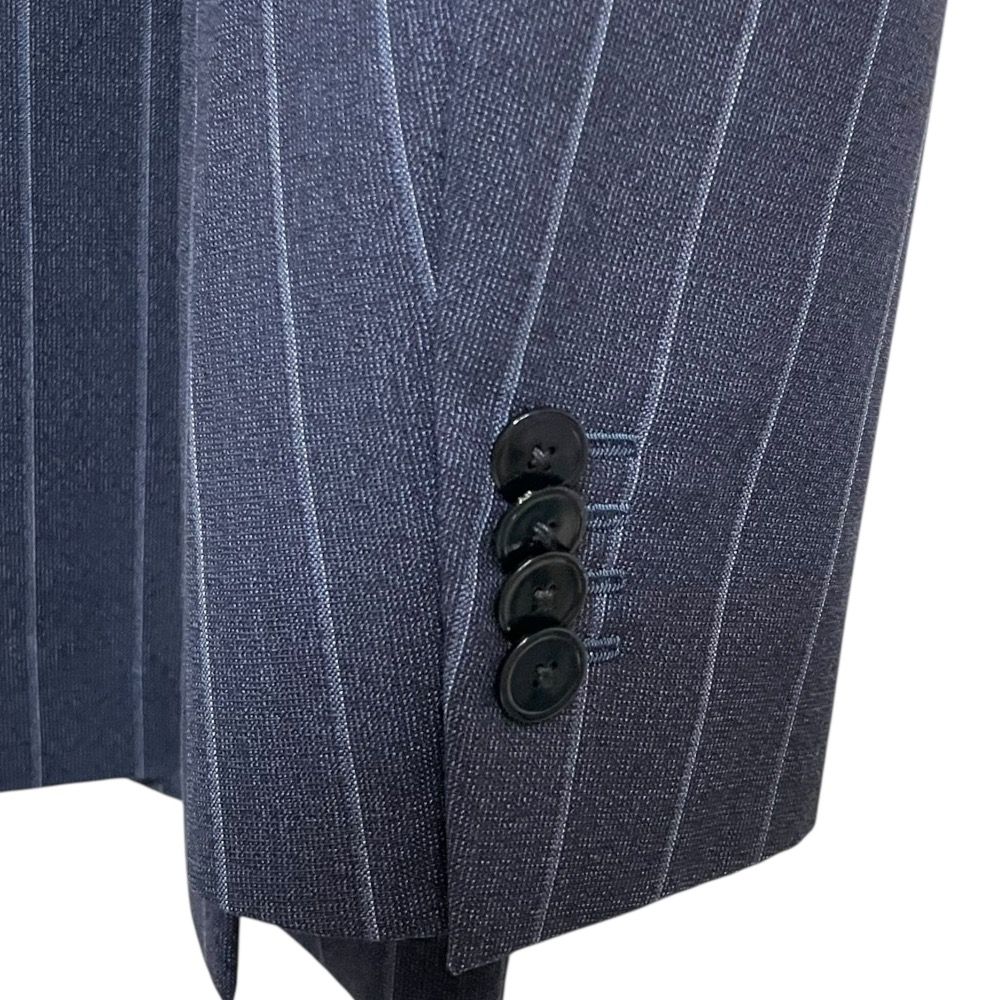 美品 クリーニング済み PAOLONI パオローニ ピンストライプ柄