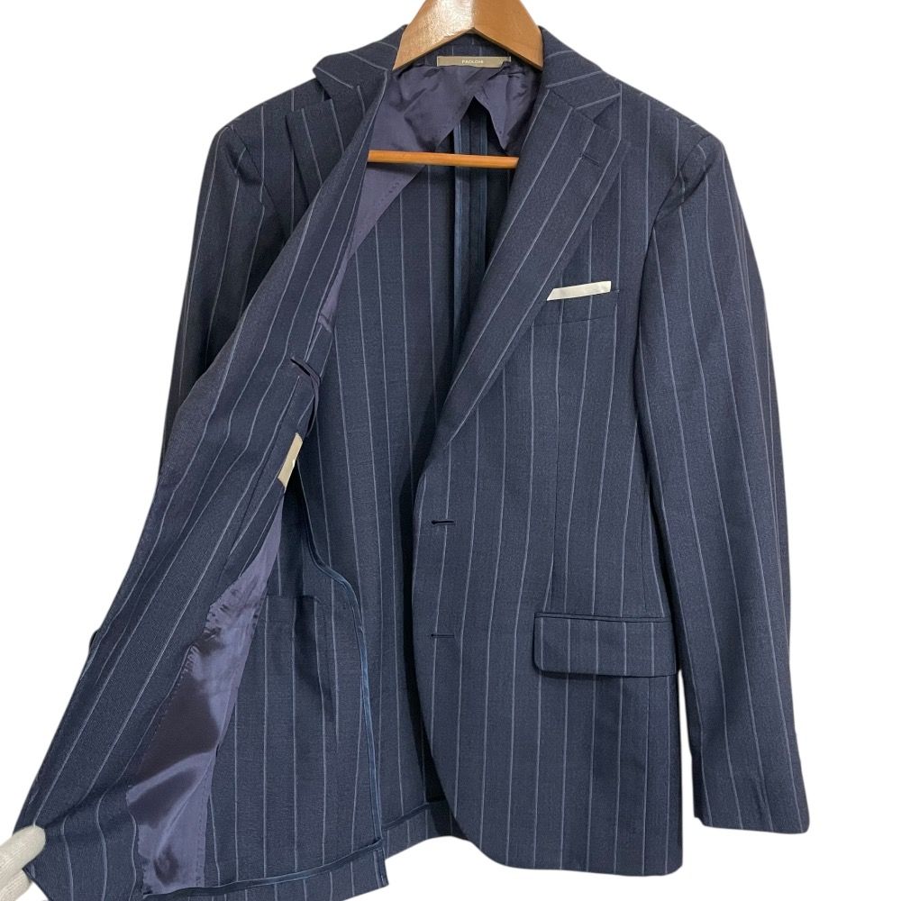 美品 クリーニング済み PAOLONI パオローニ ピンストライプ柄