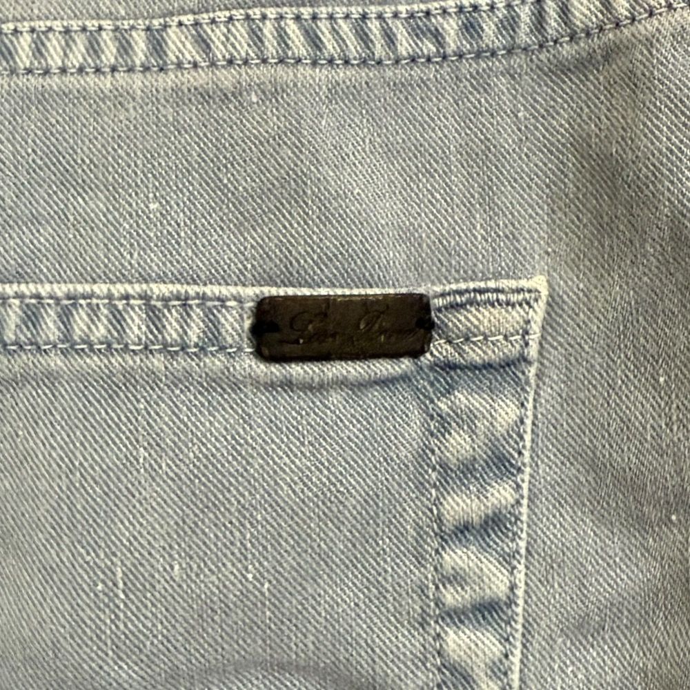 美品 Loro Piana ロロピアーナ リネンコットン ストレッチパンツ