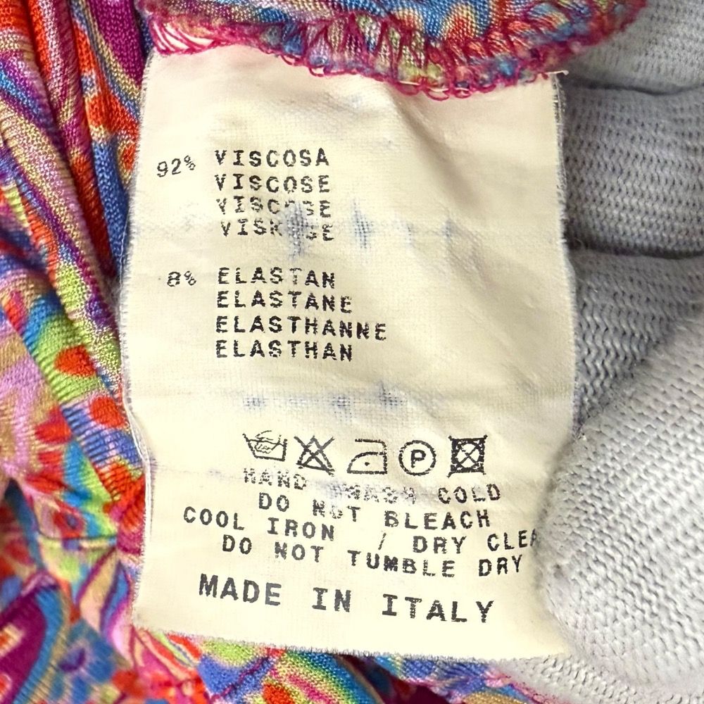 美品 ETRO エトロ ペイズリー柄 半袖 マキシ丈 ワンピース 大きい