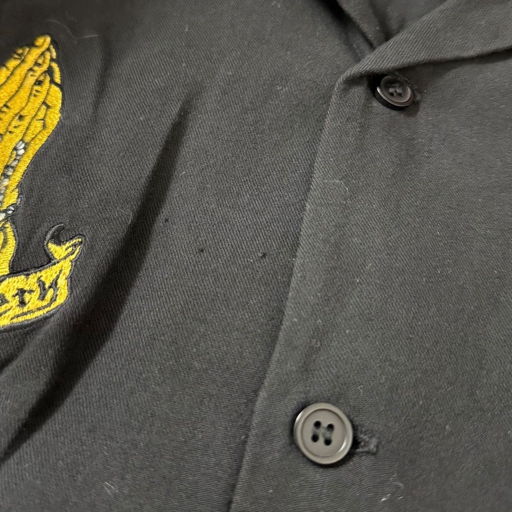 良品 RUDE GALLERY ルードギャラリー マリア 刺繍 半袖 オープンカラー