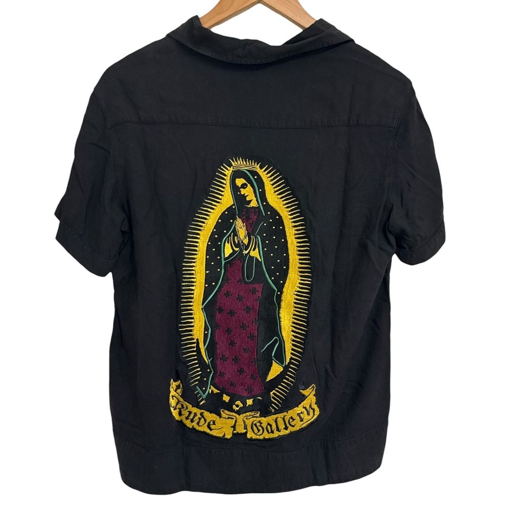 良品 RUDE GALLERY ルードギャラリー マリア 刺繍 半袖 オープンカラー