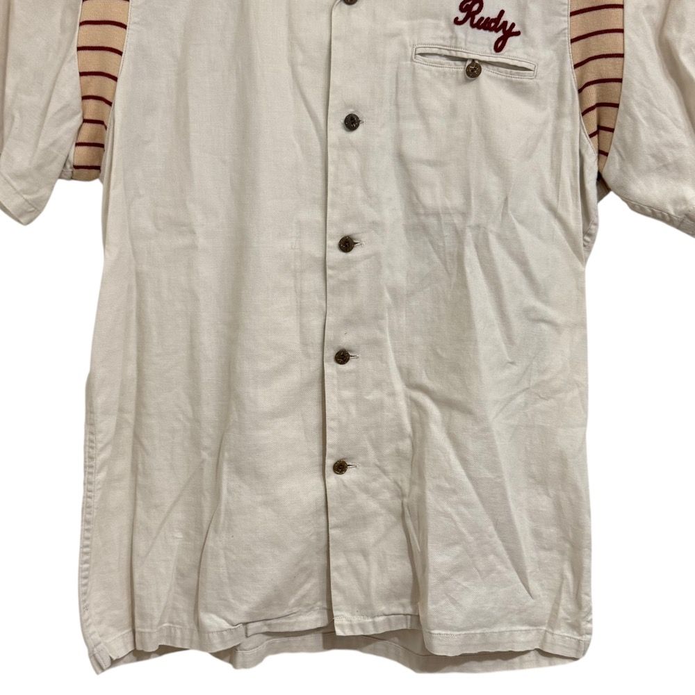 美品 RUDE GALLERY ルードギャラリー 刺繍 半袖 オープンカラー
