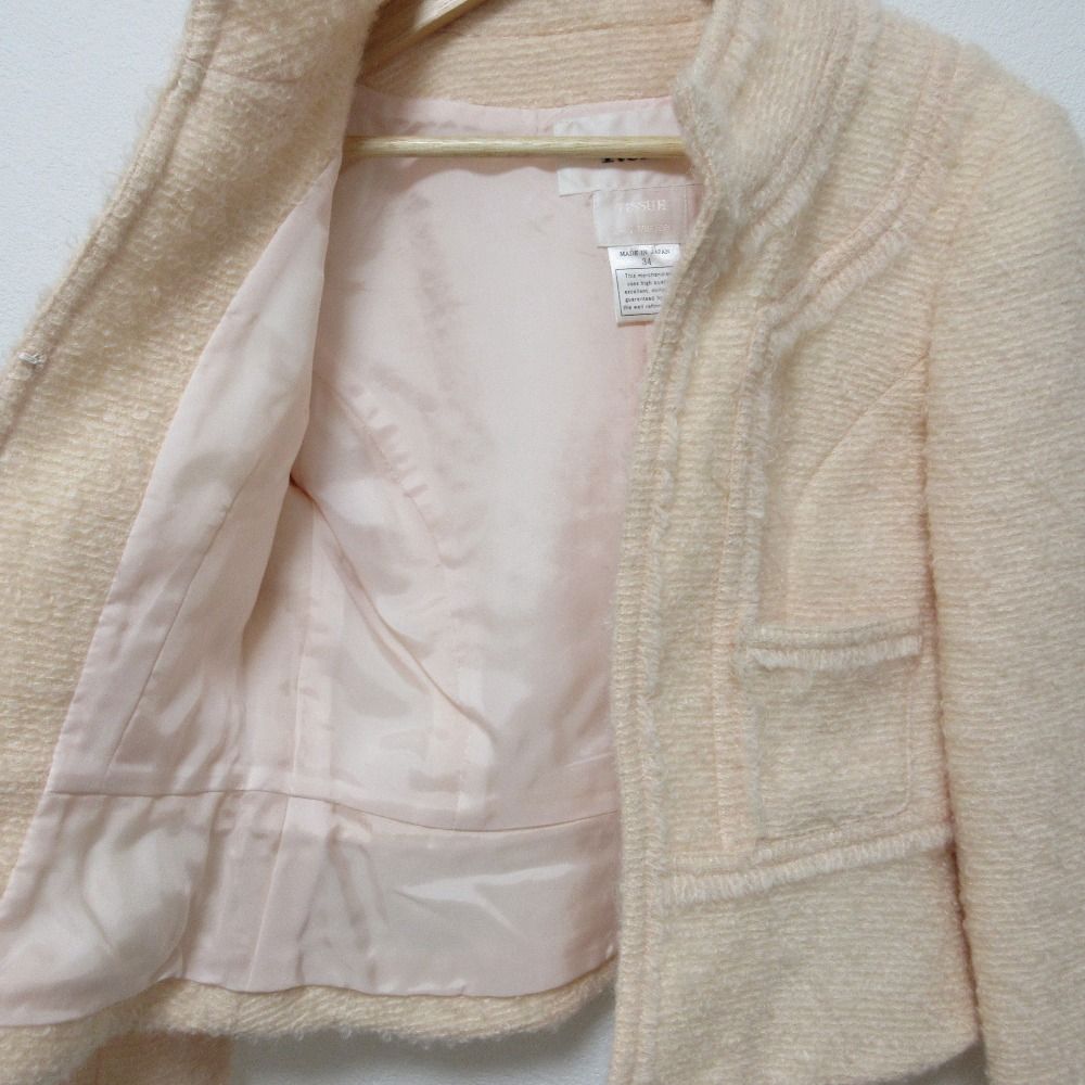 rene ルネ　美品　34 ジャケット　ページュ　タグ付き rene ルネ 美品 34 ジャケット ページュ タグ付き rene ルネ 美品 34