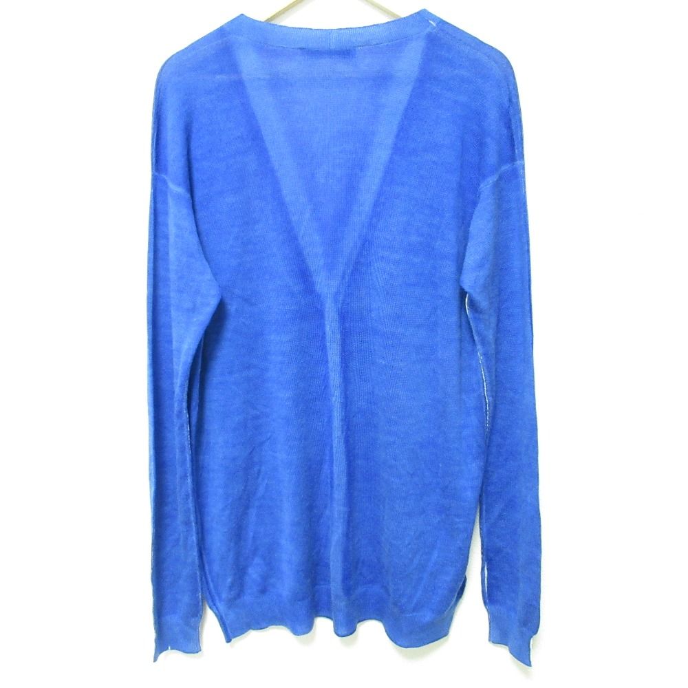 PRADA プラダ ウール シルクブレンド Vネック ニットカーディガン