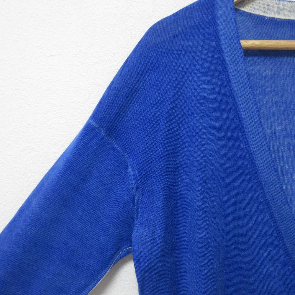 PRADA プラダ ウール シルクブレンド Vネック ニットカーディガン