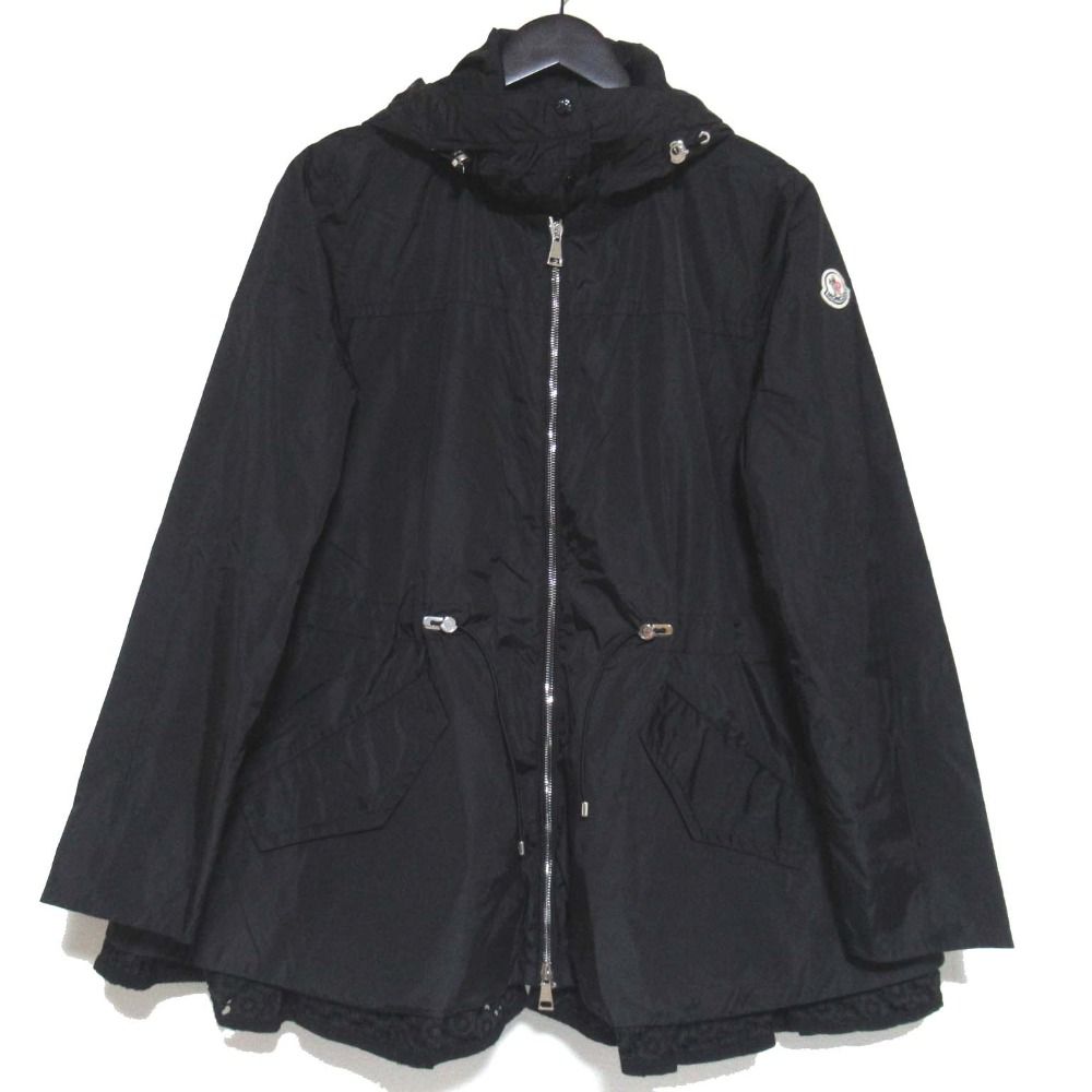 美品 MONCLER モンクレール LOTUS ミニワッペン フリル ジップアップ