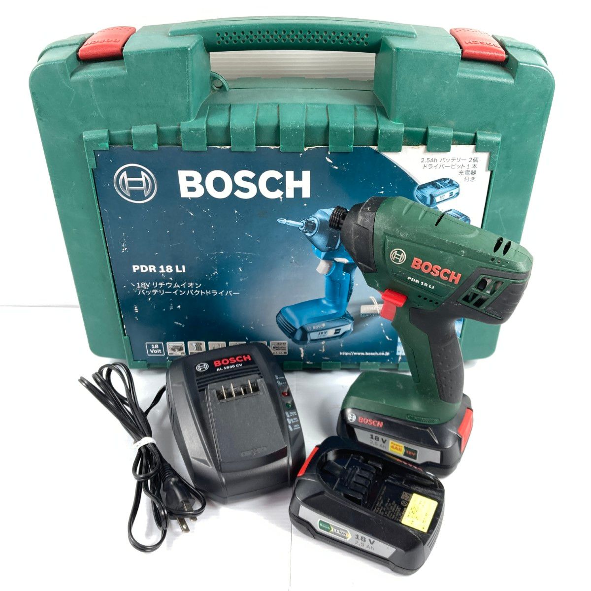 BOSCH ボッシュ 18 v インパクトドライバー PDR LI グリーン PSEマーク有