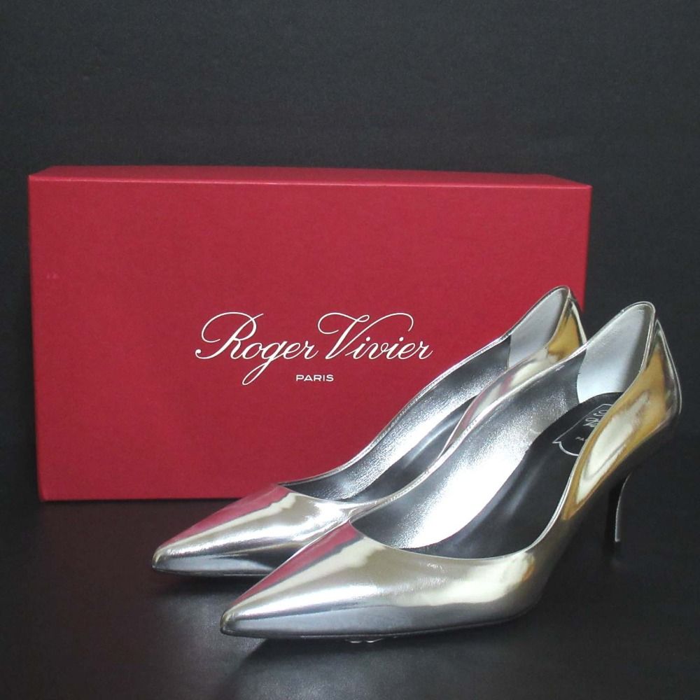 新品同様 Roger Vivier ロジェヴィヴィエ ポインテッドトゥ ハイヒール