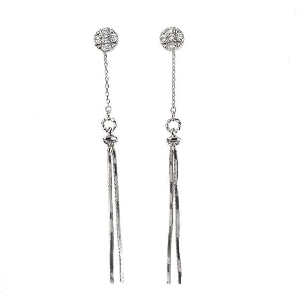 ヴァンドーム青山 Pt950/Pt900/Pt850 ダイヤモンド ピアス 2way