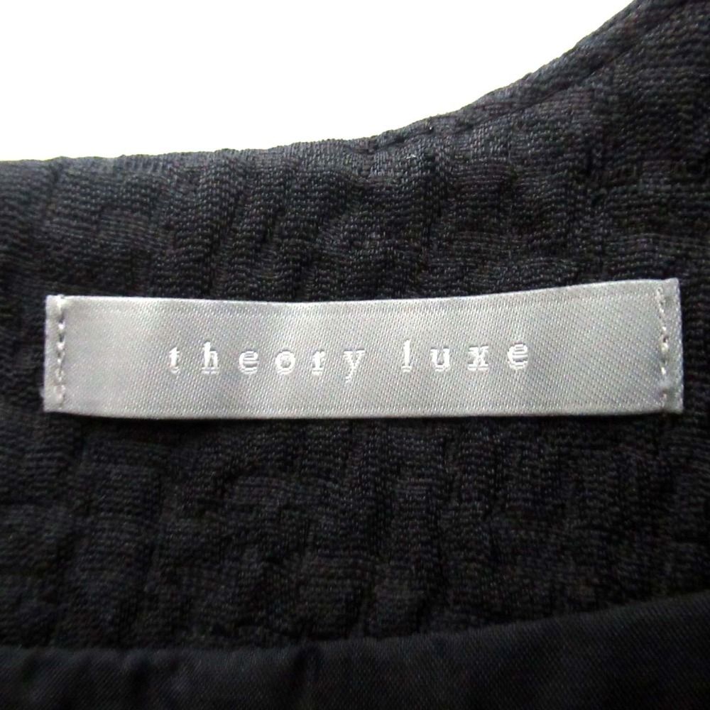 美品 25SS theory luxe セオリーリュクス TORI ジップアップ パーカー サイズ38 ブラック レディース 古着 中古 USED 中古・古着通販】theory luxe (セオリーリュクス) ニットパーカー