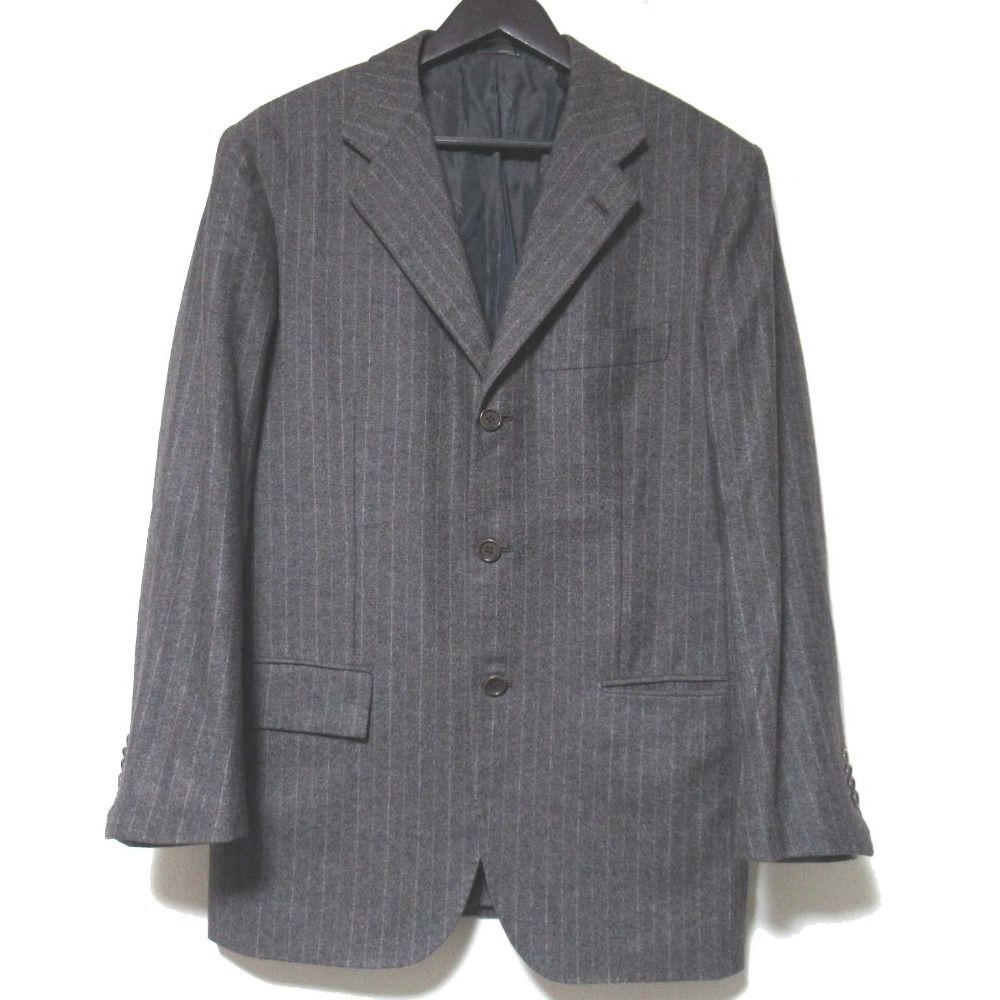 美品 Kiton キートンナポリ ピンストライプ カシミヤ100% テーラード