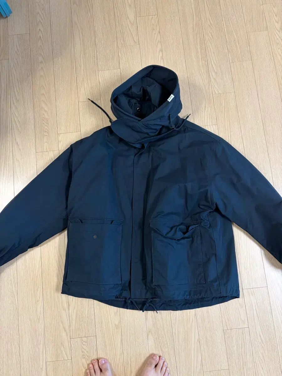 A.P.C. フード マウンテンパーカー ネイビー ジャケット XL