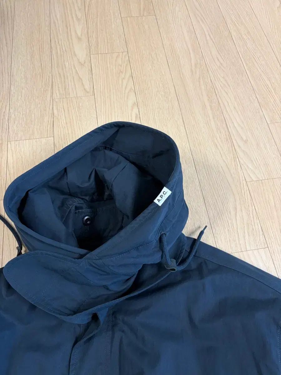 A.P.C. フード マウンテンパーカー ネイビー ジャケット XL