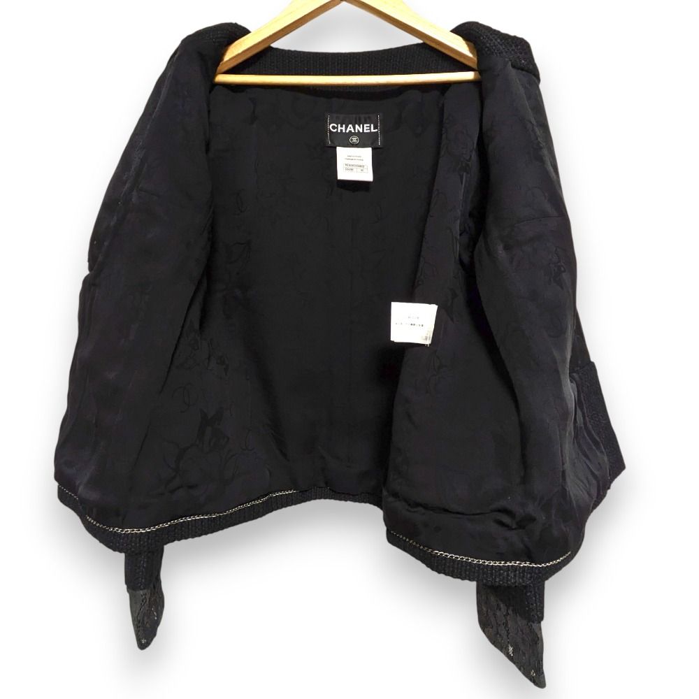 【美品✨】CHANELシャネル★レース★ジャケット＆スカート★セットアップ36 美品 CHANEL シャネル レース ノーカラージャケット+スカート