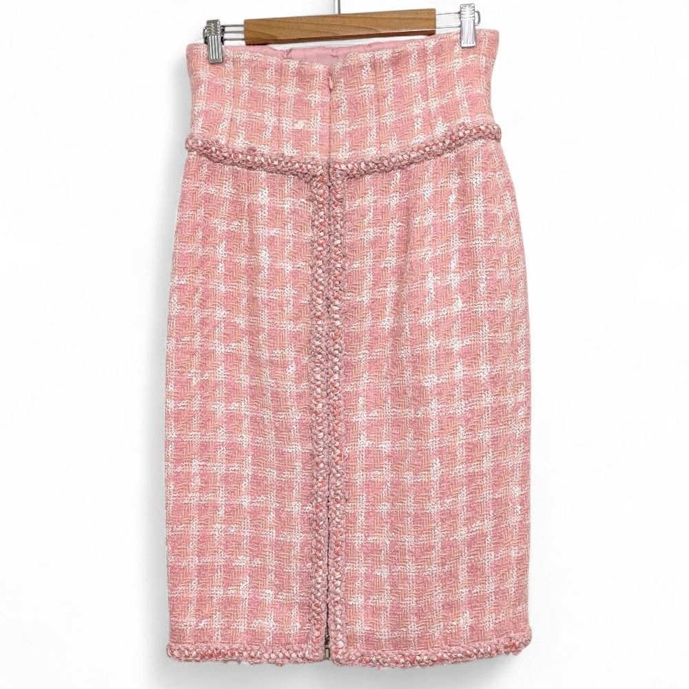 美品 CHANEL シャネル ハイウエスト ツイードスカート P50302 サイズ40