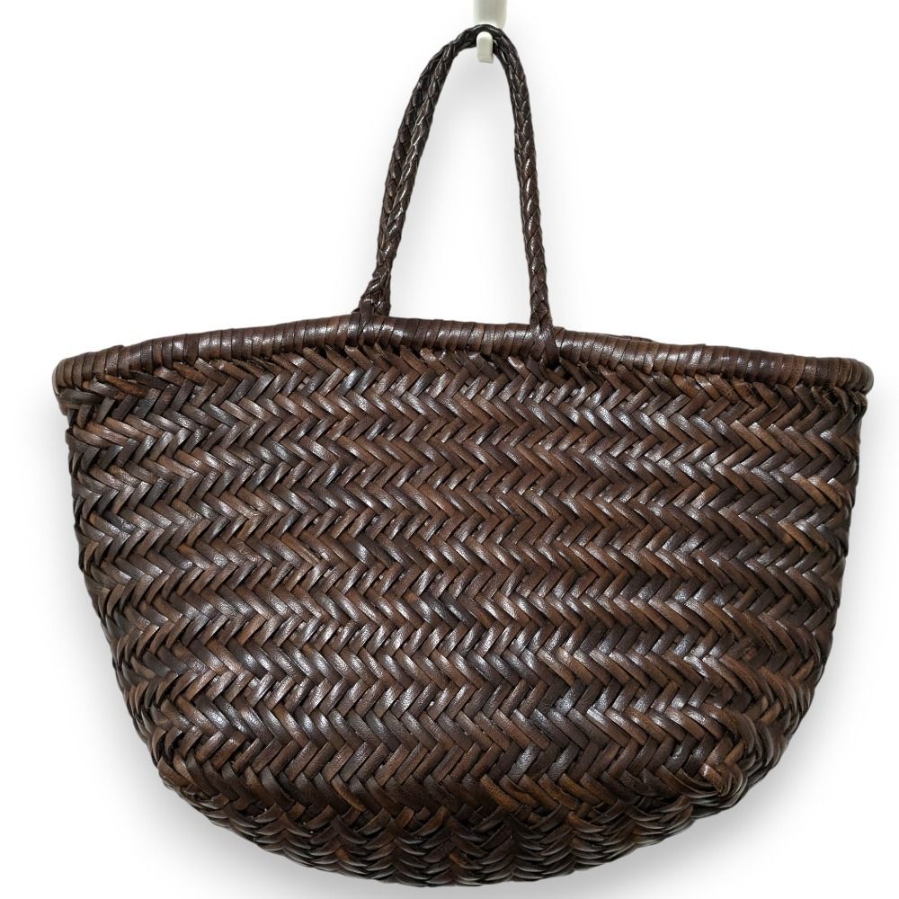 Dragon ドラゴン トリプルジャンプスモール トートバッグ 8811 ダークブラウン レディース 古着