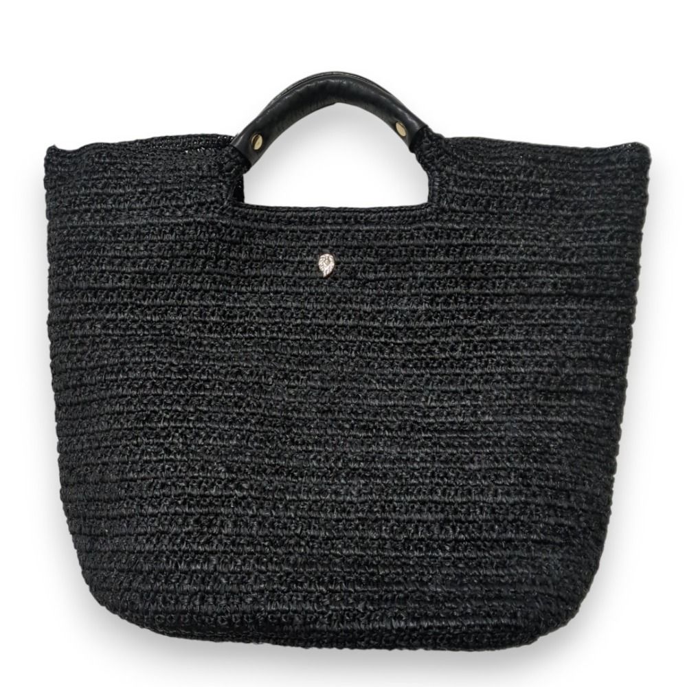 美品 HELEN KAMINSKI ヘレンカミンスキー ラフィアハンドバッグ