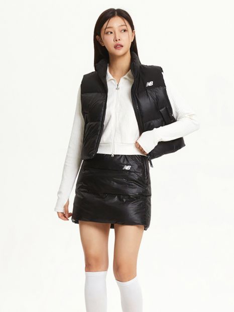 ニュー ンス ダウンベスト＆スカート SET