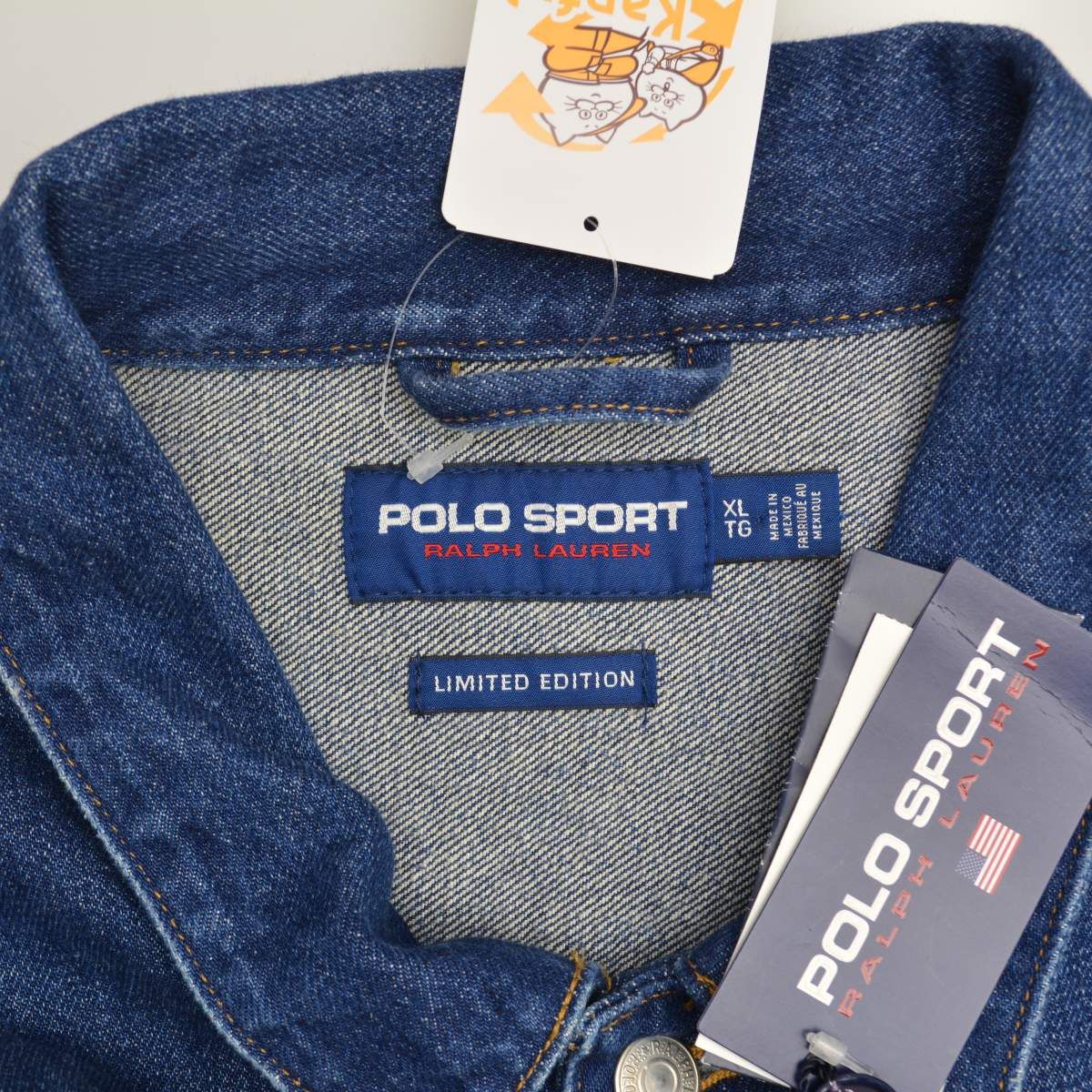 POLOSPORT】LIMITED EDITION 復刻 星条旗プリントデニムジャケット